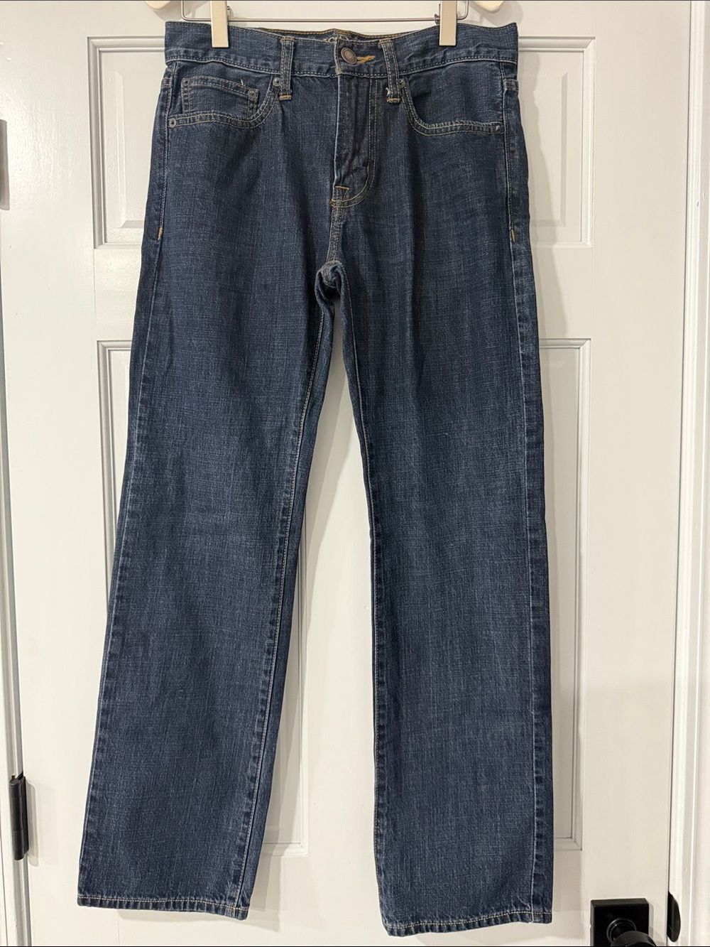 American Eagle Mens 28/30 Relaxed Original Straight Leg Jeans Dark Wash